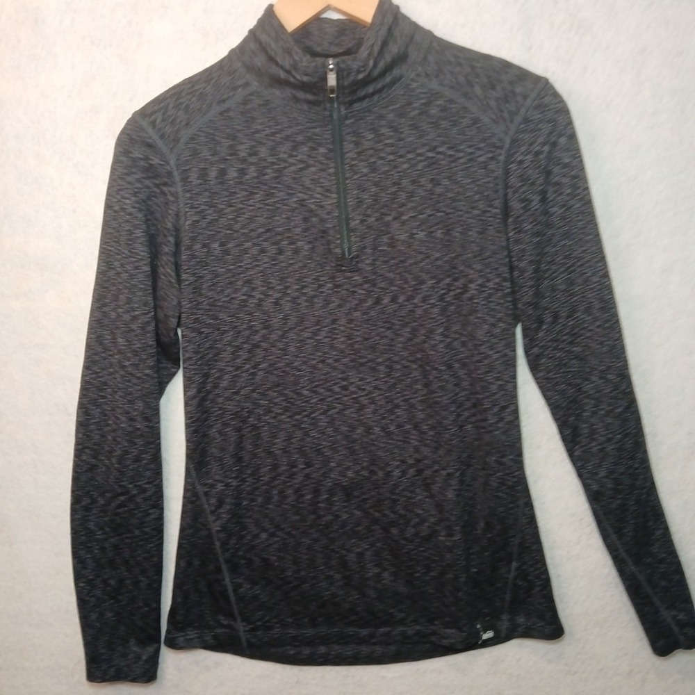 REI Co-op Pullover Gray‎ Long Sleeve 1/4 Zip Top Women's Size Small Athleisure